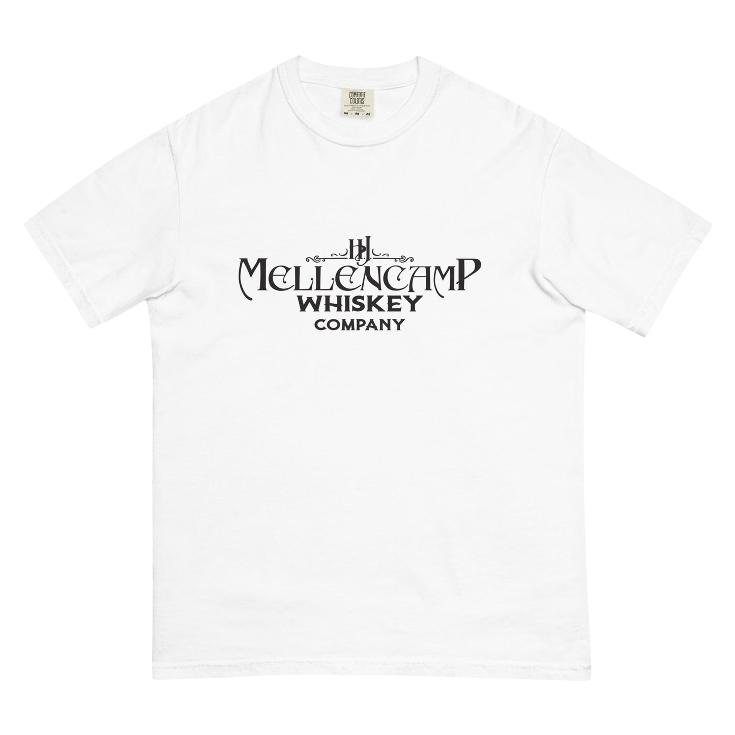 Mellencamp Whiskey Co. Unisex garment-dyed heavyweight t-shirt black