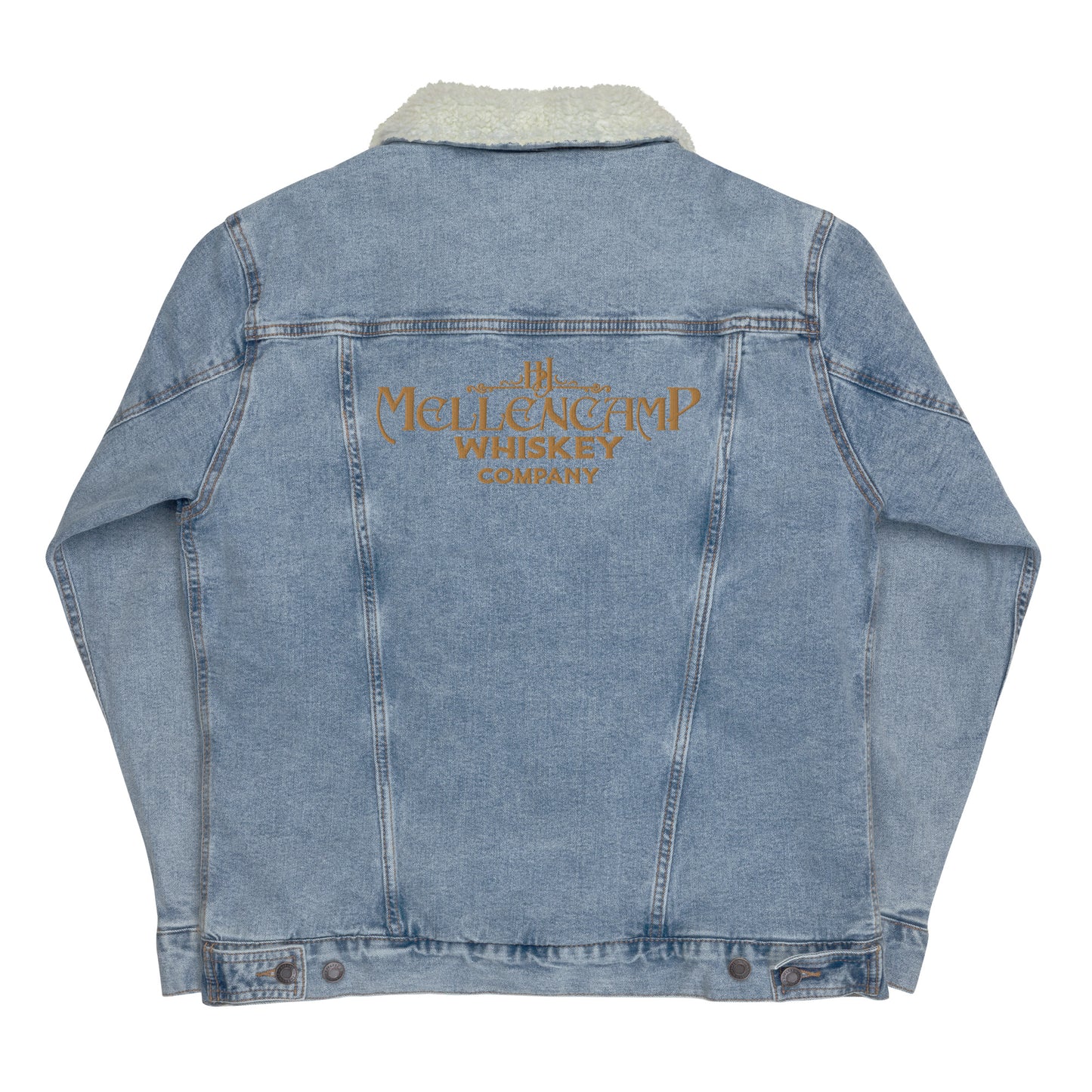 Unisex denim sherpa jacket